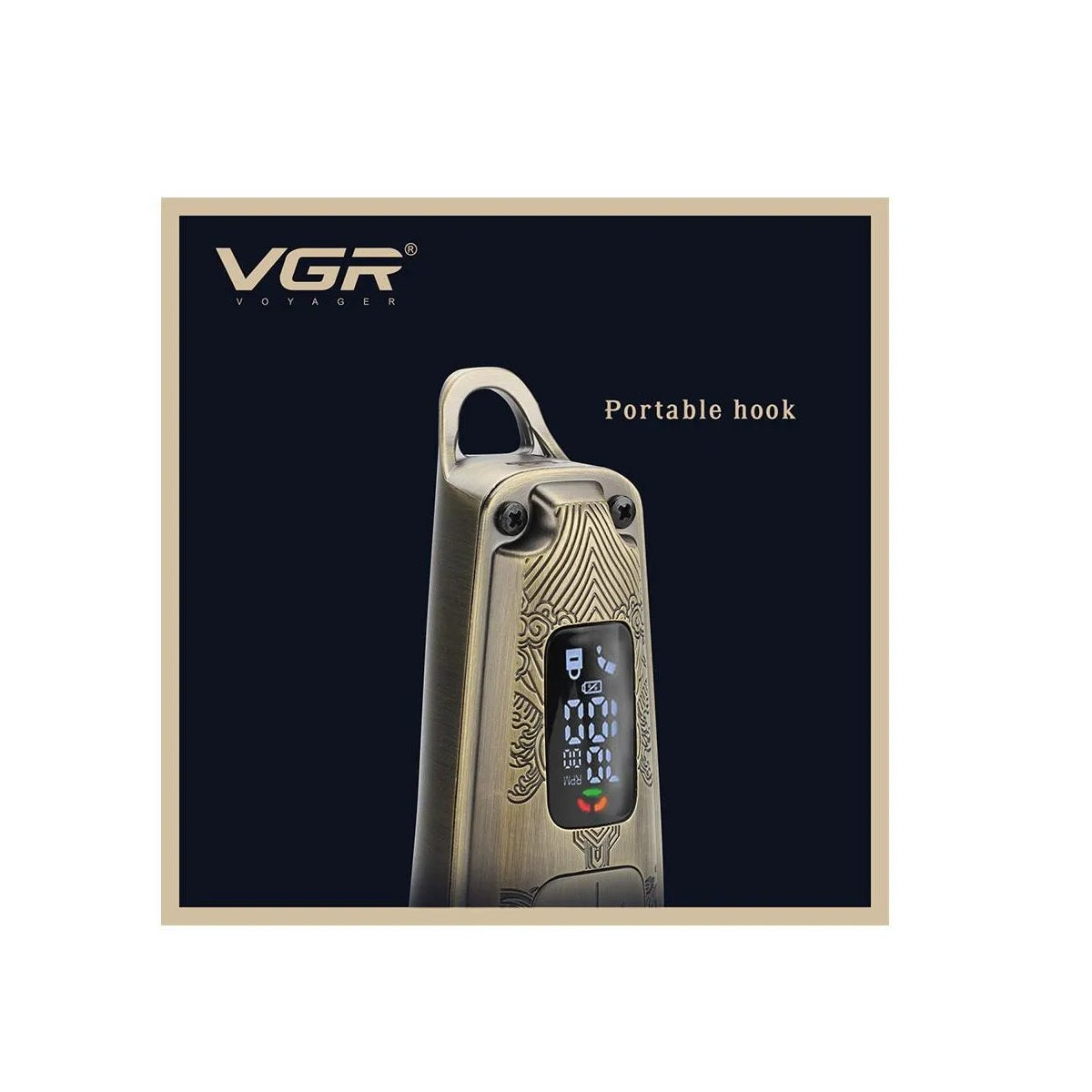 Combo Barbero Profesional VGR V-642 (3 en 1 - Clipper, Trimmer y Shaver)