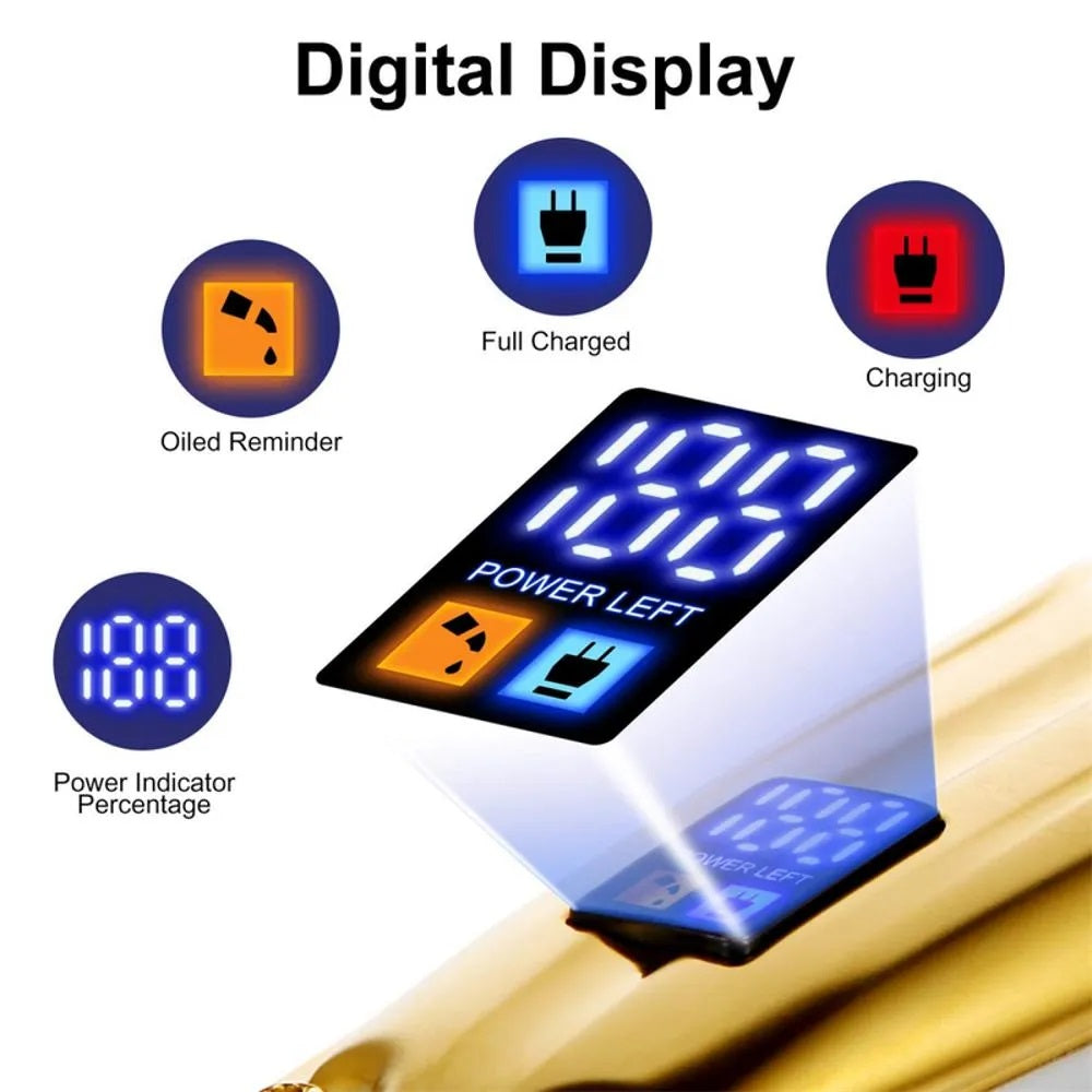 Máquina Cortadora VGR V908 Pantalla LCD – Corte Profesional Inalámbrico