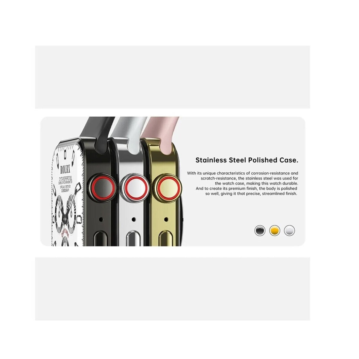 SmartWatch Serie 8 – Monitor Salud, Notificaciones, Diseño Premium