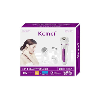 Depiladora Eléctrica Multifuncional Kemei KM-7936