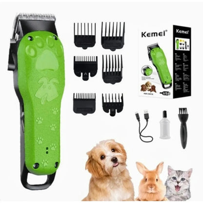 Máquina Cortapelo Inalámbrica para Mascotas Kemei KM-CW10
