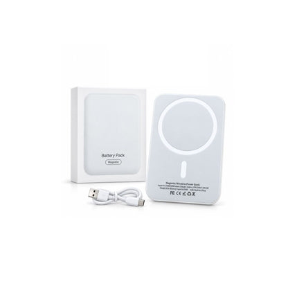 Batería Externa Magnética Wireless Power Bank 5000 mAh MagSafe
