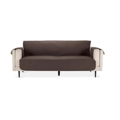 Protector De Sofa Doble Faz Cubre Sofá Para 3 Puesto x 1 Und