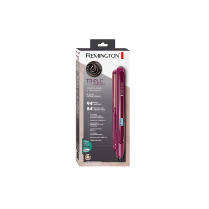 Plancha Remington Triple Infusión – Brillo y Suavidad Profesional