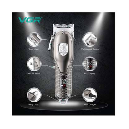 Maquina De Corte Para Cabello V276 Con Pantalla