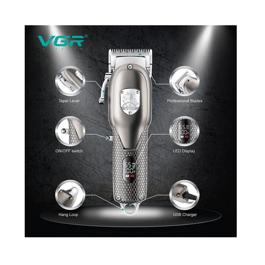 Maquina De Corte Para Cabello V276 Con Pantalla