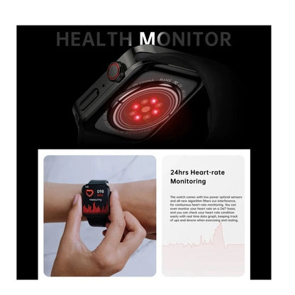 SmartWatch Serie 8 – Monitor Salud, Notificaciones, Diseño Premium