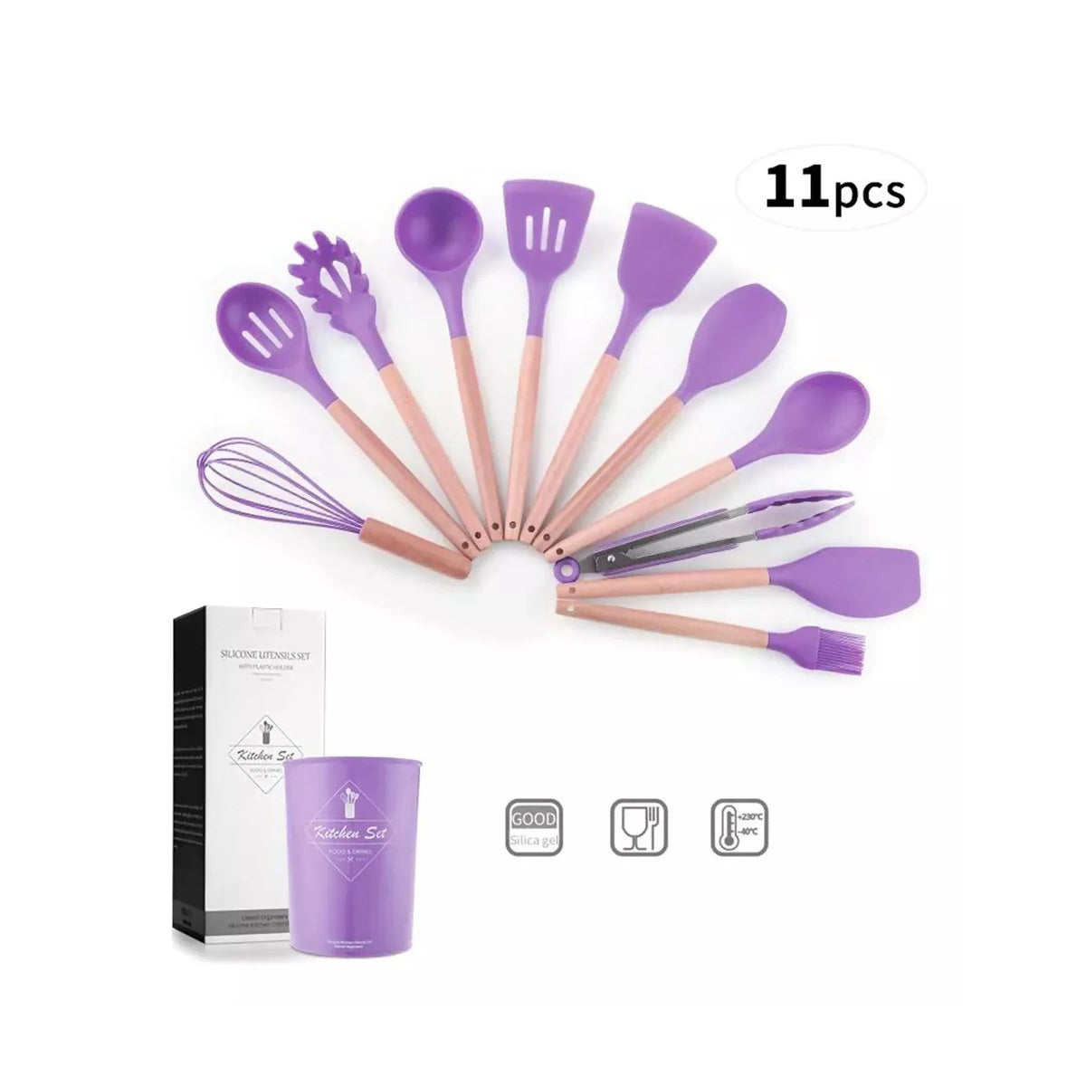 Set Utensilios Para Cocina 11 Piezas