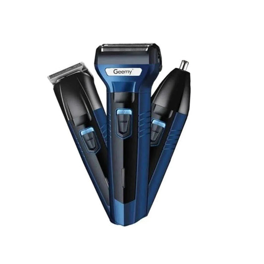 Afeitadora Depiladora Corporal Portátil Inalámbrica Geemy 3 En 1 Azul
