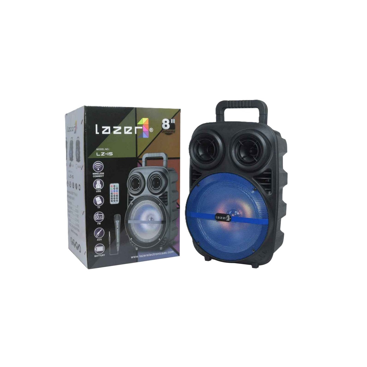 Parlante De Sonido LZ15 Con Bluetooth & Luces LED