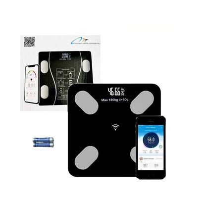 Bascula Intligente Bluetooth De Vidrio, Medidas En Libras & Kg