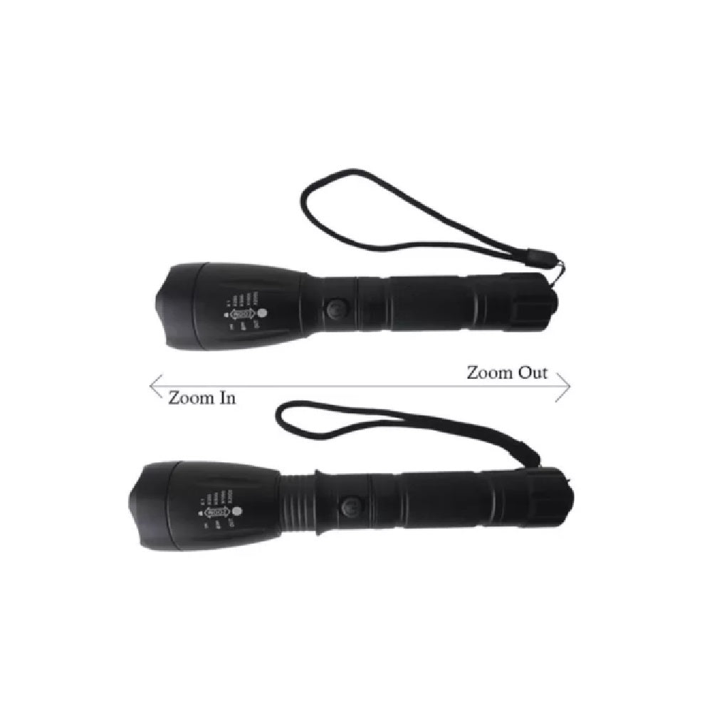 Linterna Recargable Luz Led 5 Modos De Iluminación