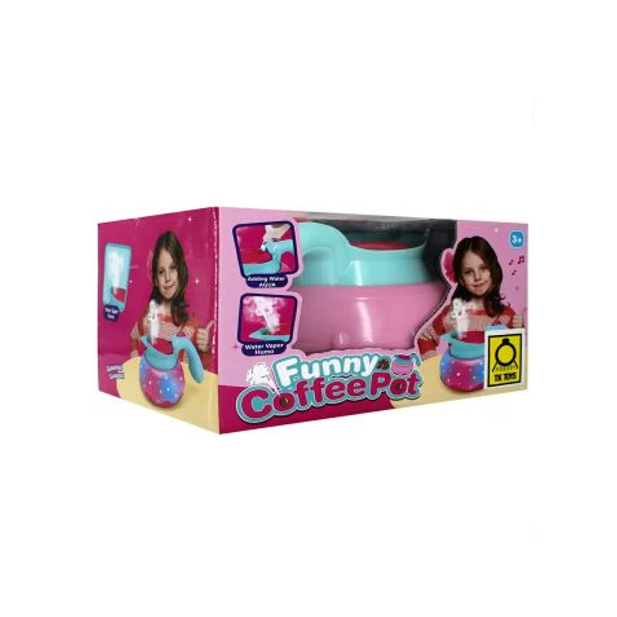 Tetera Cafetera A Vapor Jueguete Para Niñas