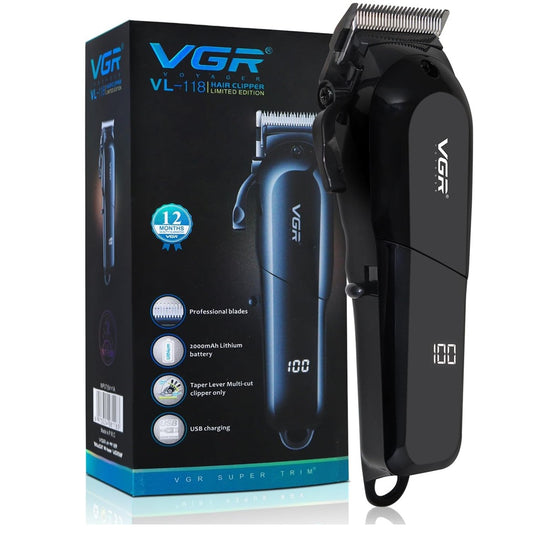 Maquina Recortadora De Pelo VGR V-118 Original E Inalambrica