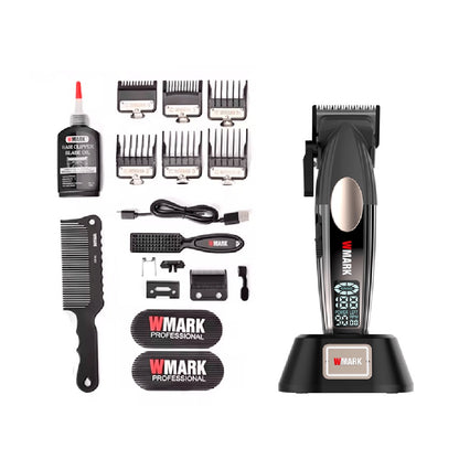Maquina Para Cortar Cabello Profesional WMARK NG-8038 Con Pantalla LED