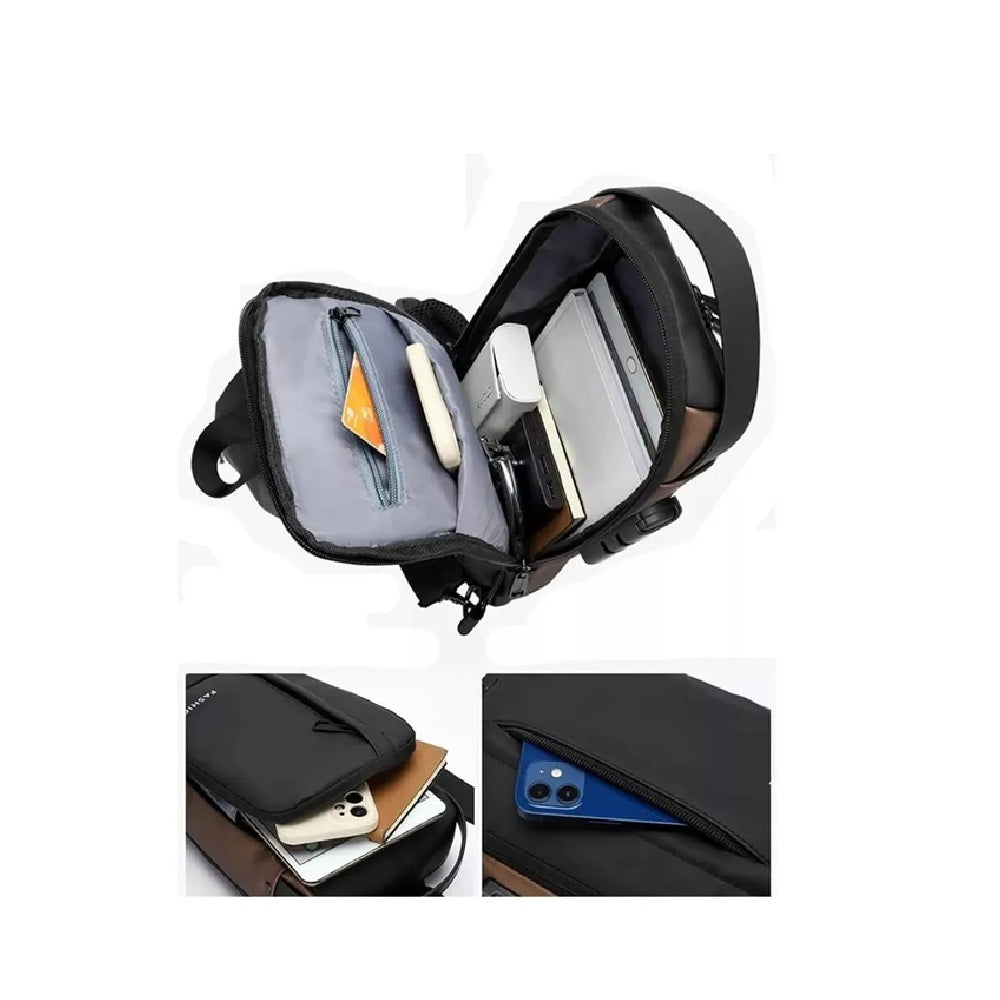 Mochila Morral Bolso Con Puerto Usb Impermeable Anti-Robo