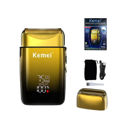 Afeitadora Shaver Kemei Original Con Pantalla LCD TX10