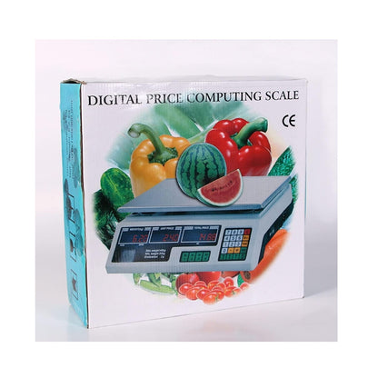 Pesa De Alimentos Con Indicador De Precios 88.2 LBS Con Pantalla LCD