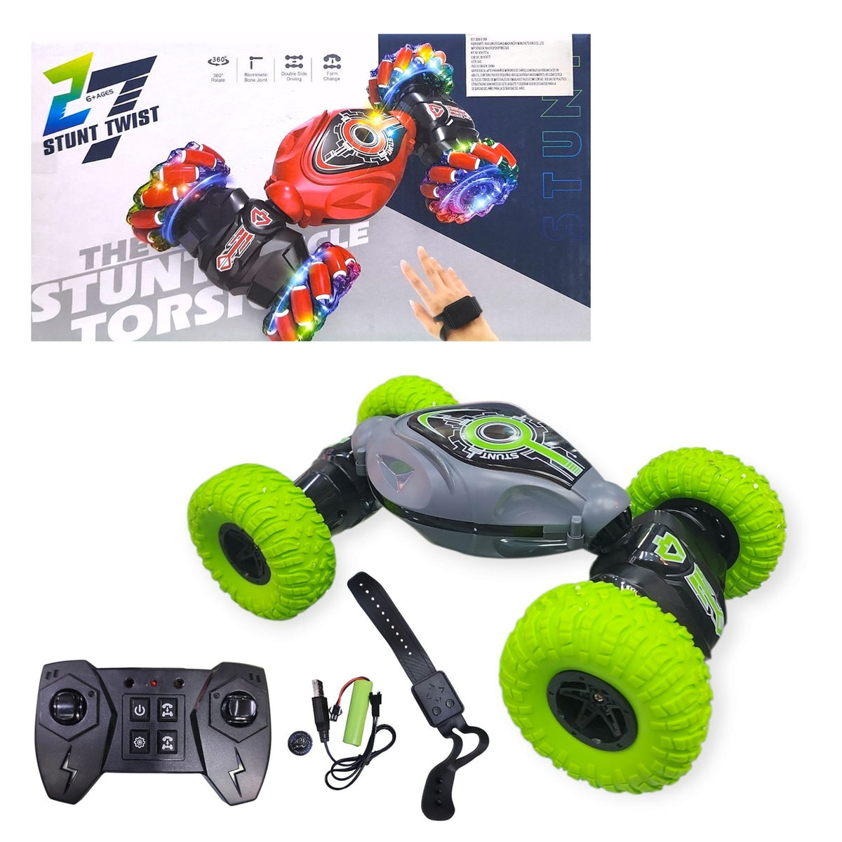 Carro A Control Remoto Juguete RC Acrobatico Stunt Twist