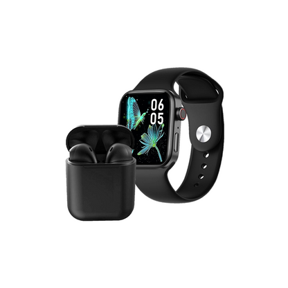 Combo Reloj Inteligente Smartwatch Con Audífonos Bluetooth