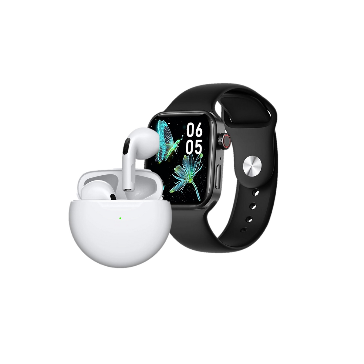 Combo Reloj Inteligente Smartwatch Con Audifonos